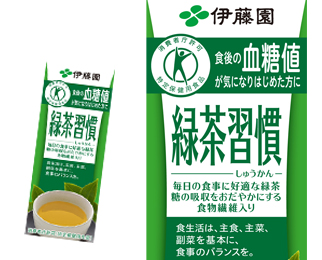 緑茶習慣 紙200ml 24本入