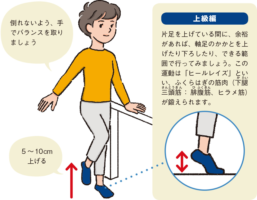 片足 立ち