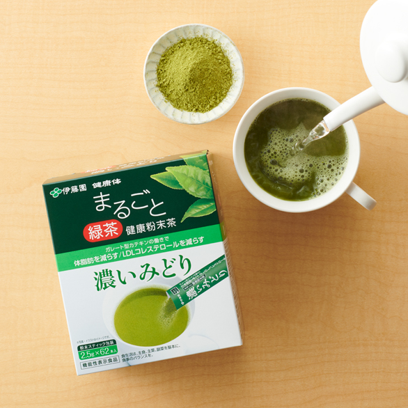 まるごと健康粉末茶 濃いみどり 粉末スティック 62本入