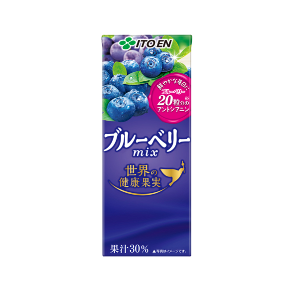世界の健康果実 ブルーベリーMix 紙200ml 24本入