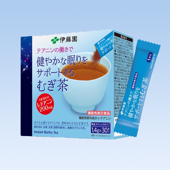 テアニンの働きで健やかな眠りをサポートするむぎ茶 30本入