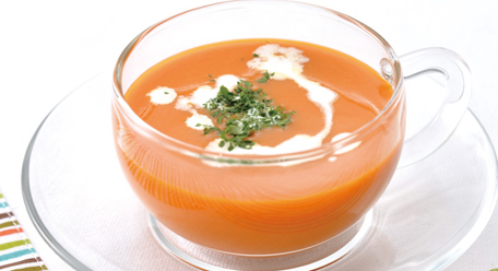 健康体レシピ　30品目野菜を使ったかぼちゃの濃厚冷製スープ