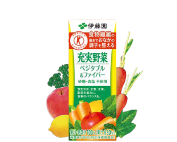充実野菜 ベジタブル&ファイバー 紙200ml